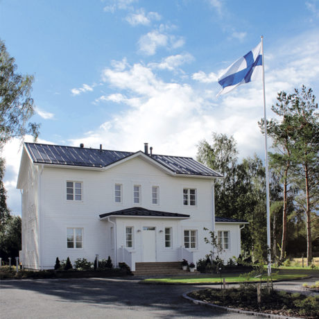 Flagmoren Suomen lippu