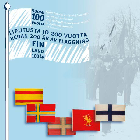 Suomen lippujen historiaa -näyttely