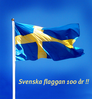 Svenska flaggan 100 år !!
